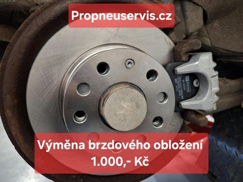Výměna brzdového obložení 1 náprava