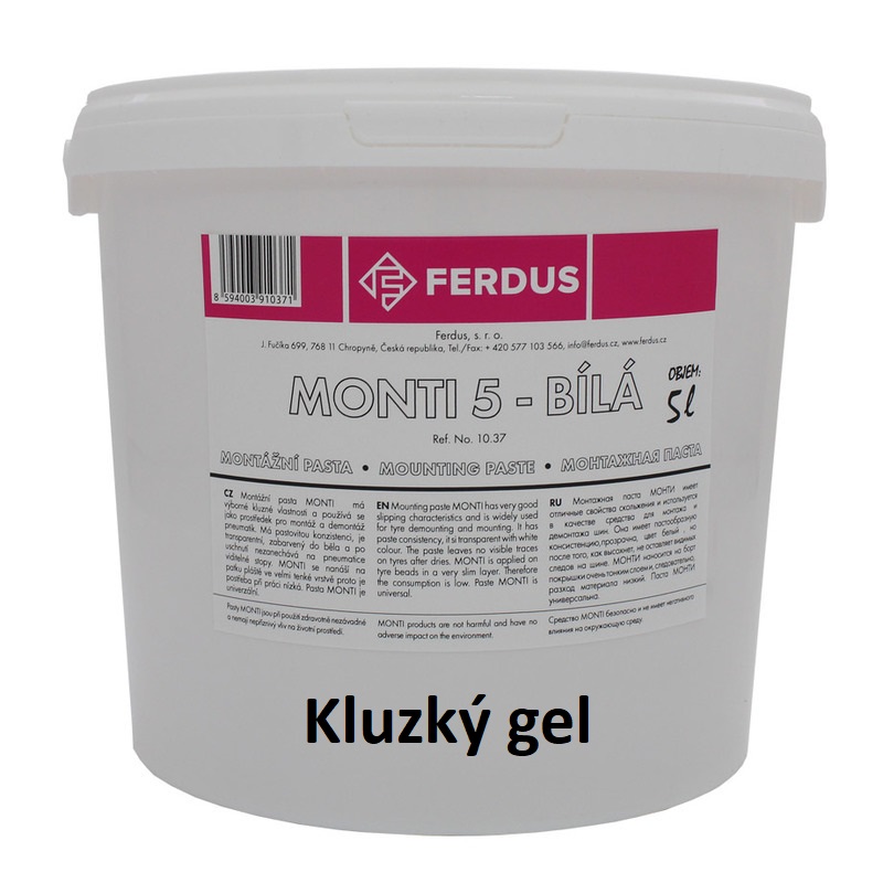 Monti 5 l bílý montážní gel