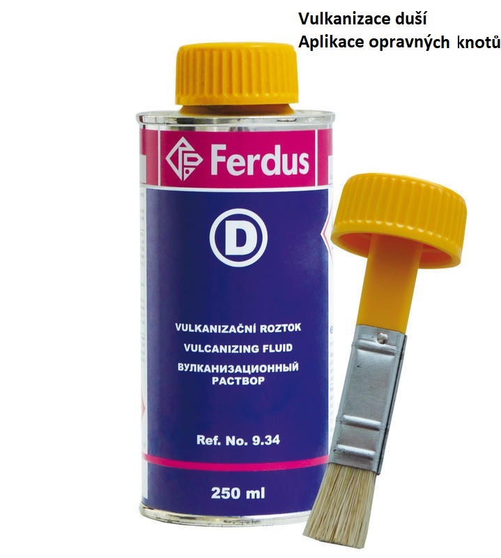 Vulkanizační roztok D 250 ml na duše, knoty