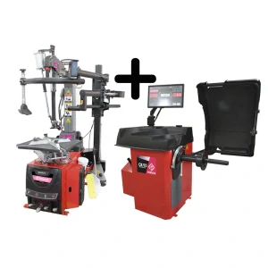 SET Top - Vyvažovačka CB78S Automat 3D s dotykovým displejem a sonarem + Zouvačka LC889NV