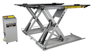 Nůžkový zvedák INVENTO SL S35H 3,5T 230V 1,2m výška zdvihu délka plošiny 166 - 225 cm
