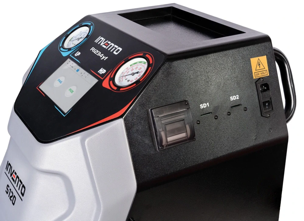 INVENTO S120 R1234yf automatická AC plnička klimatizace