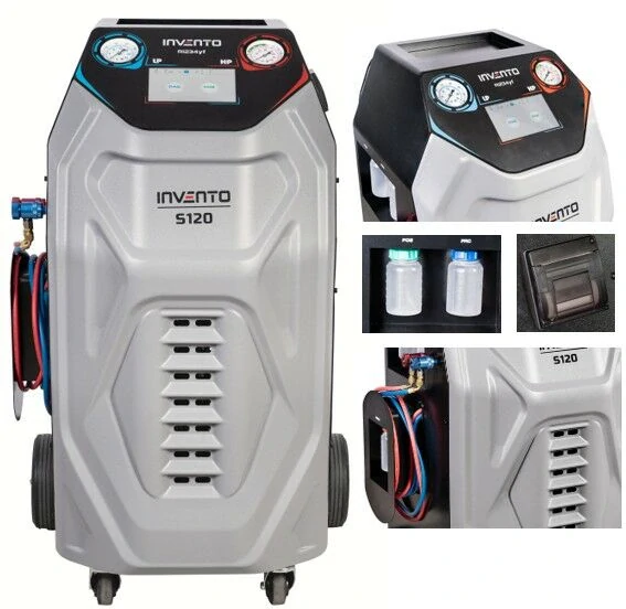 INVENTO S120 R1234yf automatická AC plnička klimatizace
