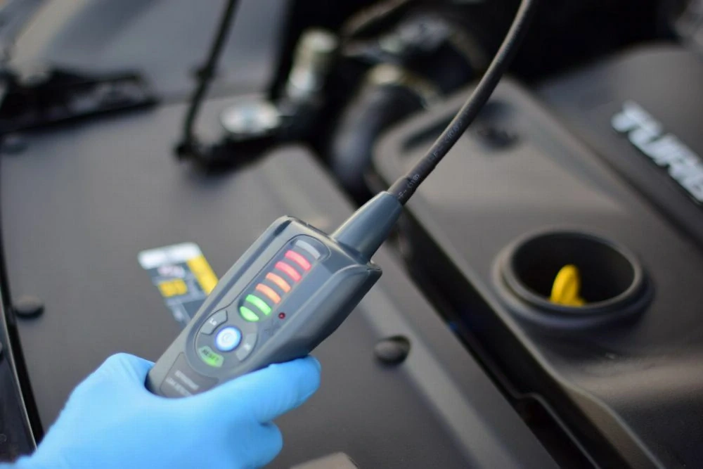 Sada na testování AC úniku detekcí vodíku